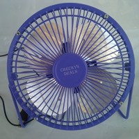 CHECKYS DEALS PURPLE 6 INCH METAL BLADE AND CAGE DESK TOP FAN USB POWERED - B06W9NC8SC
